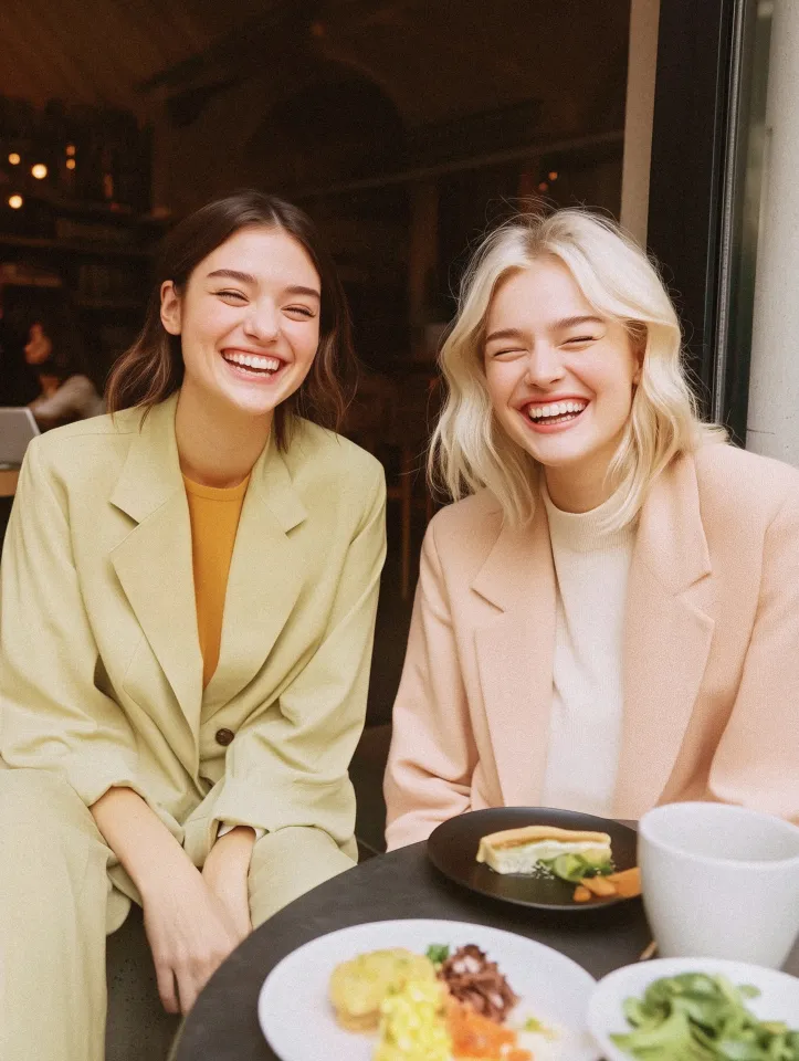 Família a almoçar junta